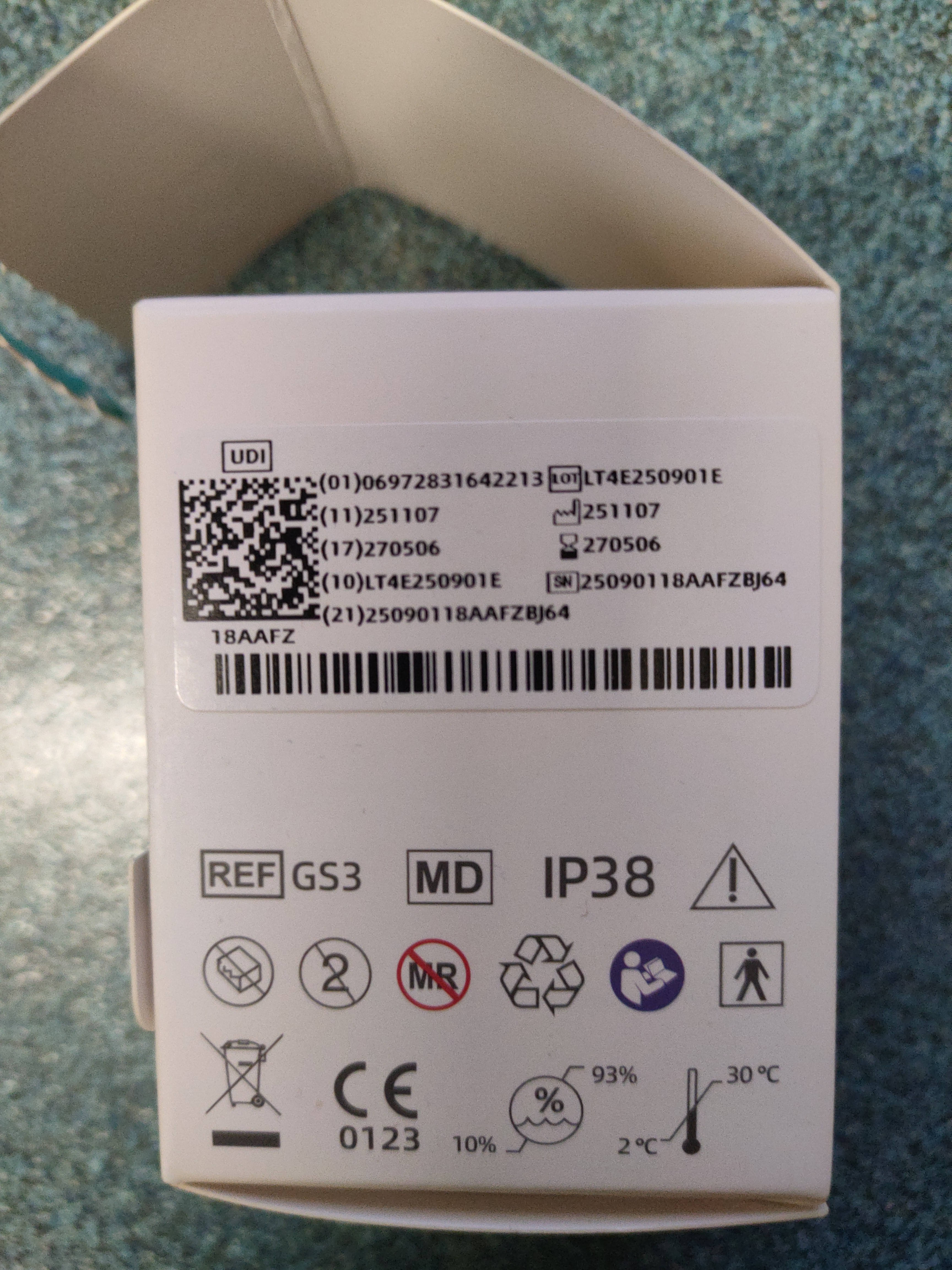 GS3 data matrix