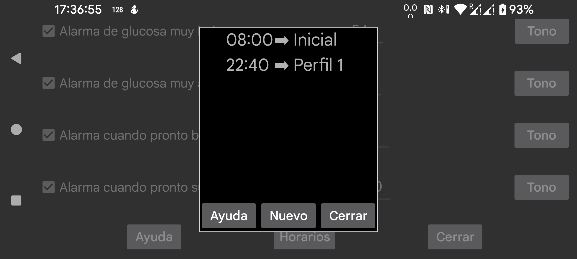 Horario